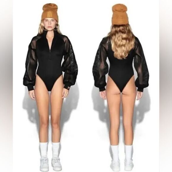 Beyonce Ivy Park x Adidas Drip 2.2 Bodysuit Black 3X NWT - Picture 11 of 14